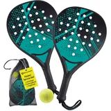 Padelschläger 46,5cm schwarz Starter Set - 4tlg.