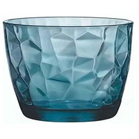 Cosecha Privada Bormioli Rocco 302259 Diamond Ocean Blue Whiskyglas, 390 ml, Glas, blau, 6 Stück