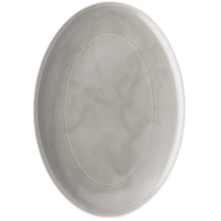 Thomas Porzellan Servierplatte Loft by Rosenthal Colour - Moon Grey Platte 34 cm, Porzellan grau