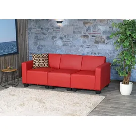 MCW 3-Sitzer Sofa rot