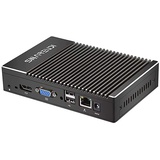 Sharevdi Fanless Mini PC, AMD A6 1450 Win10 Pro (up to 1.40GHz), Mini Desktop Computer with HDMI/VGA/BT4.0/Type-C, Support Power On/PEX/Wake on LAN (8G 128G/AMD 1450)