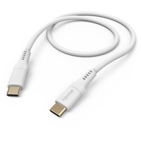 Hama Ladekabel Flexible USB-C/USB-C 1.5m Silikon weiß (201577)