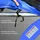 Homcom Trampolin Randabdeckung Ø366 cm-Blau) (Trampolin nicht inbegriffen)
