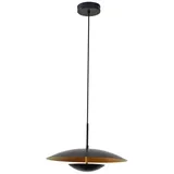 LINDBY Tiama 1-flammig 40 cm schwarz/gold