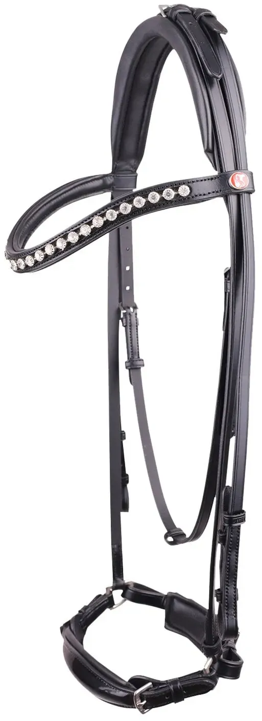 kieffer Trensenzaum Melody schwarz VB