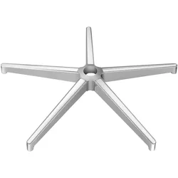 VEVOR Fußkreuz Drehkreuz Chrom Φ710mm Bürosthul Untergestell 1134kg Silber