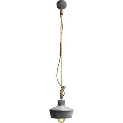 Brilliant Pendelleuchte Davy Grau Beton Industrial E27 Ø15cm ohne Leuchtmittel