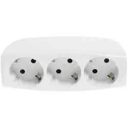 Steckdosenadapter mit drei 230V Steckdosen Schuko