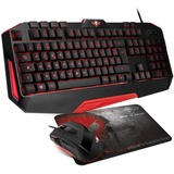 Spirit Of Gamer Pro-mk3 Gaming-tastatur Und Maus - Black