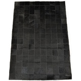 KUHFELL online & NOMAD Fellteppich KUHFELL PATCHWORK TEPPICH IN DIVERSEN FARBEN schwarz 100 cm