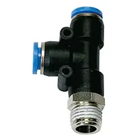 Riegler T-Steckverschr. »Blaue Serie«, L-Form, drehbar, R 1/4 a.,