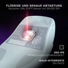 Turtle Beach Pure Air Gaming-Maus, Weiß