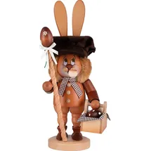Christian Ulbricht GmbH Räuchermann Wichtel Hase mit Eierkorb 36,0 cm beige/braun