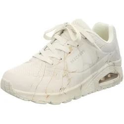 Skechers Damen Schnürschuh Uno Marbel Marvel in weiss