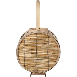 Beliani BISTAL 1-flg. 30 cm rund Holz/Braun