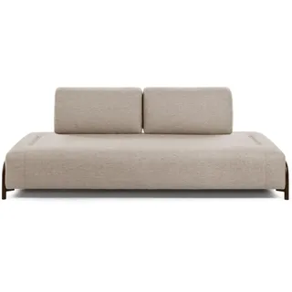 Kave Home Sofa Compo Stoff Beige 3-Sitzer