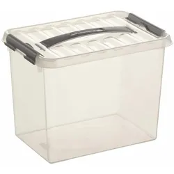 Sunware Aufbewahrungsbox mit Deckel Q-LINE 9 Liter Kunststoff BPA-frei stapelbar