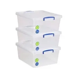 OTTO Office Ablagebox 38 x 19,5 x 46 cm 3-tlg. transparent