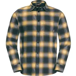 JACK WOLFSKIN Herren Hemd WANDERWEG SHIRT M, teal, L