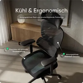 deskspace Move Pro Drehstuhl Schwarz