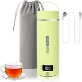 Reise Wasserkocher 300W 500ML edelstahl tragbar mit Temperaturregler