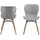 Actona GROUP Esszimmerstuhl (Set), 2 St., in verschiedenen Bezugsqualitäten, grau