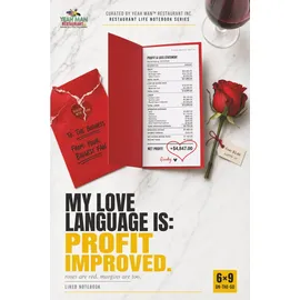 neti neti inc My Love Language Is. Profit Improved: Lined Notebook