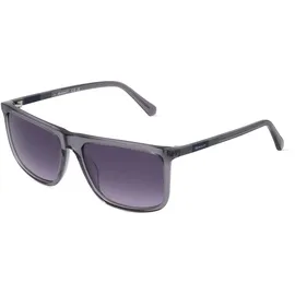 GANT GA7219 Unisex-Sonnenbrille Vollrand Quadratisch Kunststoff-Gestell, grau