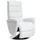 miliboo Relaxsessel NELSON Kunstleder 75 x 109 x 72 cm Weiß mit Liegeposition