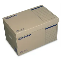 ELBA Archiv-Box -Schachtel tric system 520x317x350mm Wellpappe naturbraun Packung mit 10 Stück