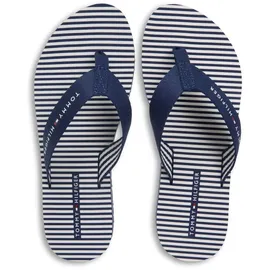 Tommy Hilfiger TH Ithaca Stripe Summer Sandal Navy/Weiß 40