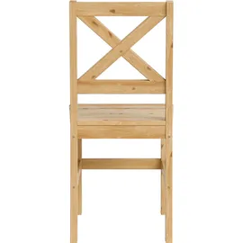 Home Affaire »Malmö« (Set) 4 Stk.Holzstuhl Kiefer Massivholz naturfarbig, erhältich als 2er und 4er-Set