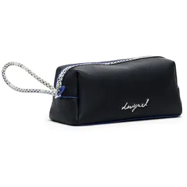 DESIGUAL Kulturbeutel Mone Capsule Zip Bag Black schwarz