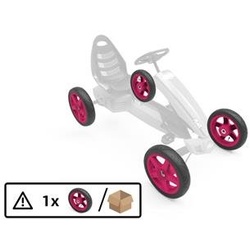 BERG Ersatzteil Rad pink 12.5x2.5-9 Slick