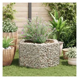 vidaXL Sechseckiges Gabionen-Hochbeet 100 × 90 × 50 cm