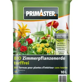 Primaster Bio Zimmerpflanzerde torffrei 10 l Erde - Primaster
