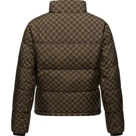 Ragwear Winterjacke "Serah Print", Damen, Gr. XXL (44), braun, Außenmaterial: 100% Polyester. Innenfutter: 100% Polyester.