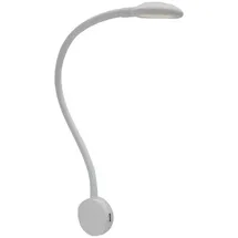 Kalb Material Für Möbel LED Bettleuchte + USB Ladeg. TOUCH Bettleuchten Leseleuchte Leselicht Ladegerät, Farbe:Weiß