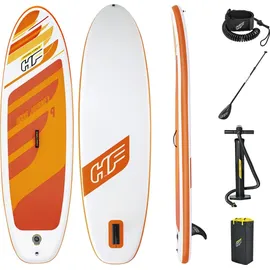 BESTWAY Hydro-Force SUP Allround Board-Set Aqua Journey 274 x 76 x 12 cm orange/weiß