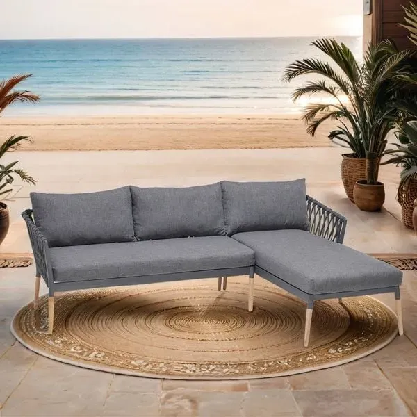 LifestyleGarden Ipanema Ecklounge Aluminium/Olefin Dunkelgrau