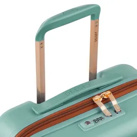 Delsey Meteor 2.0 4-Rollen Cabin 67 cm / 70 l beige/grün/türkis