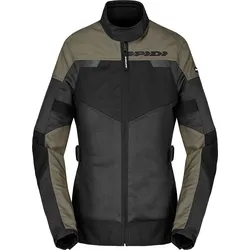 Spidi Tour Net, Textiljacke Damen - Schwarz/Oliv - XXL
