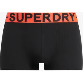 Superdry Trunk Boxershorts Ath Grey Feeder / Black Stripe / Black L 3er Pack