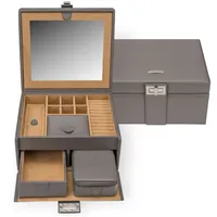 Windrose Marvella Schmuckkasten 21 cm grau