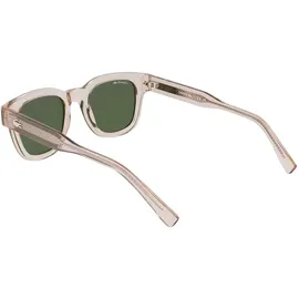 Lacoste L6023S Unisex-Sonnenbrille Vollrand Oval Acetat Spritzguss-Gestell, gelb