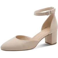 Marco Tozzi Riemchenpumps für Damen, beige, Größe 36 EU
