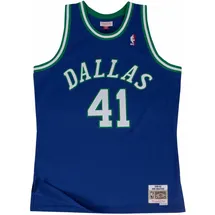 Mitchell & Ness NBA Dallas Mavericks Dirk Nowitzki Trikot blau