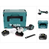 Makita DGA 513 M1J Akku Winkelschleifer 18V 125mm Brushless + 1x Akku 4,0Ah + Makpac - ohne Ladegerät