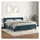 vidaXL Boxspringbett 180 x 200 cm Dunkelblau