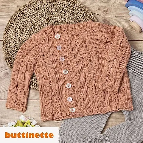 Strickanleitung – Baby-Jäckchen aus Woll Butt Baby